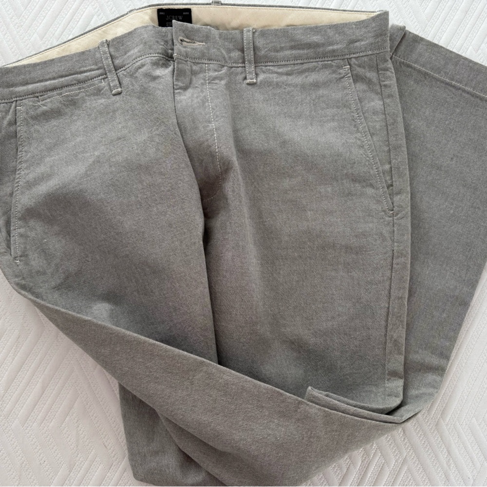 J. Crew Light 770 Gray Chinos size 32/30